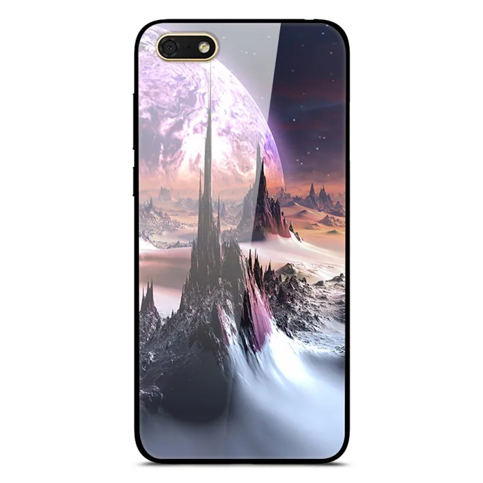 8 DUA-L22 Honor 7A, чехол для huawei Honor 7A, 5,45 стекло, жесткая задняя крышка, русский чехол s, для huawei Honor 7A, чехол a7 7 a, мягкий бампер - Цвет: 8
