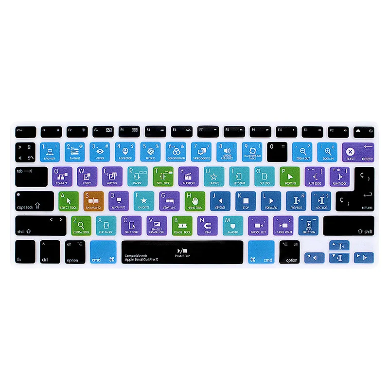 Кожух силиконовый для клавиатуры Macbook Air Pro 13/15/17 дюймов|Чехлы клавиатуры| |