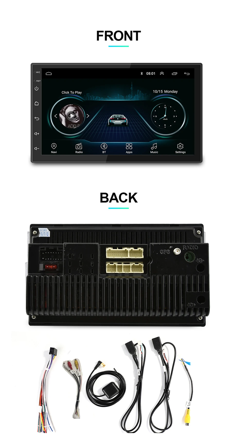 Navivox " 2Din 8,1 автомобильный dvd-плеер для Nissan Volkswagen Toyota Honda KIA HYUNDAI Lada Renault Mazda универсальный автомобильный радиоприемник gps