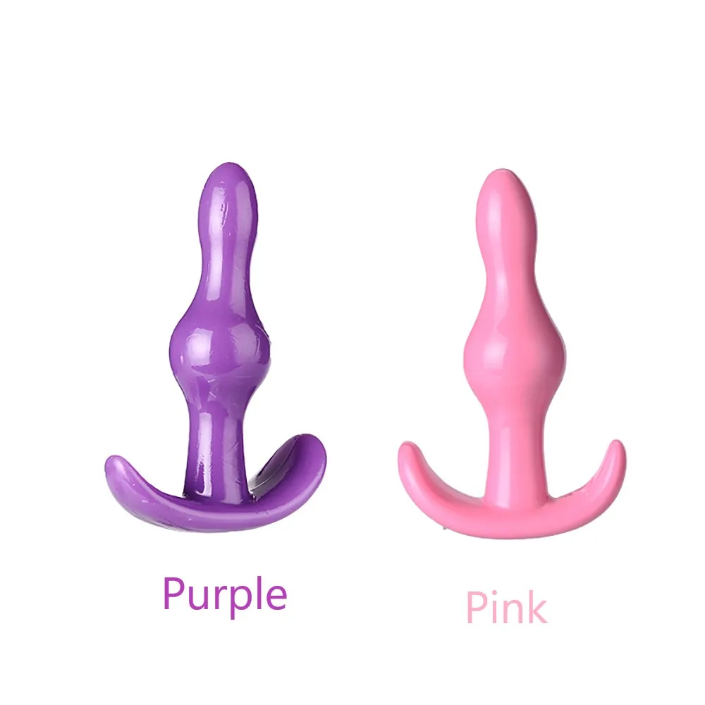 1 шт. Анальная пробка желейные игрушки настоящая кожа ощущение взрослые секс