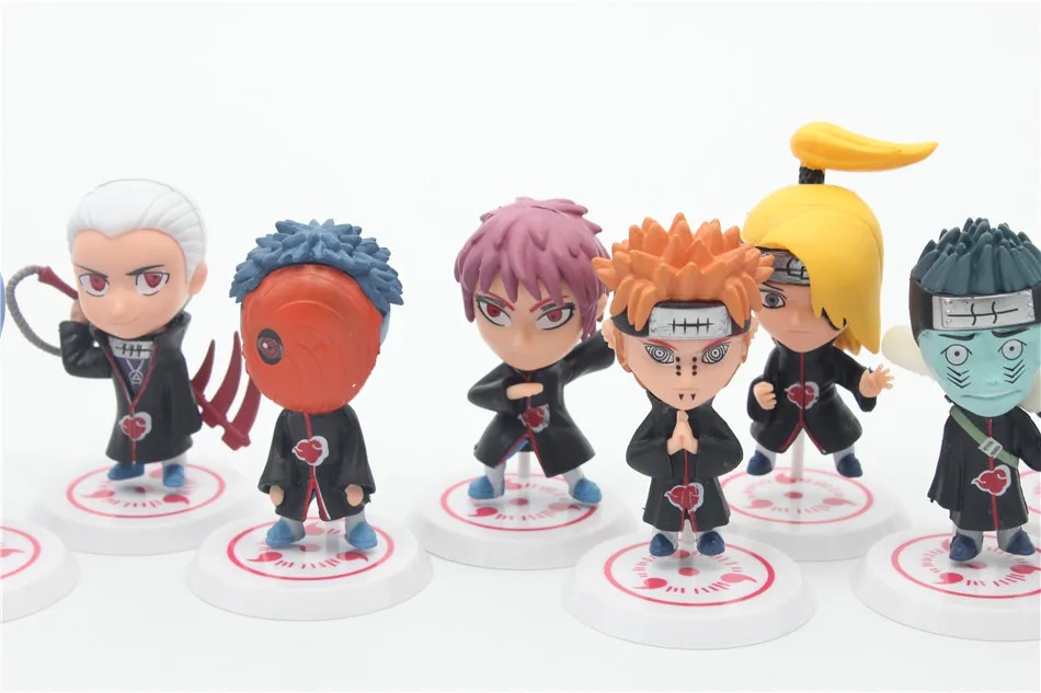 Chanycore 11 шт./компл. версия Новая фигурка Наруто набор Sasuke Sakura Uchiha Madara Orochimaru ПВХ