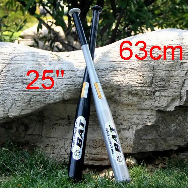 

25" 63cm 880g Alloy Steel Baseball Bat High Hardness Endurance Professional Process Comfortable Red Black Silver Blue