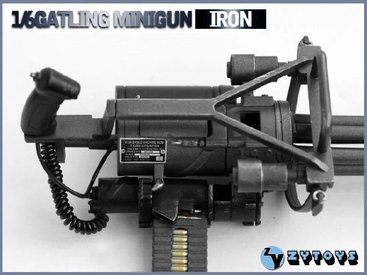 [ESTARTEK] 1/6th весы современный армии США оружие M134 Гатлинга мини пистолет реквизит