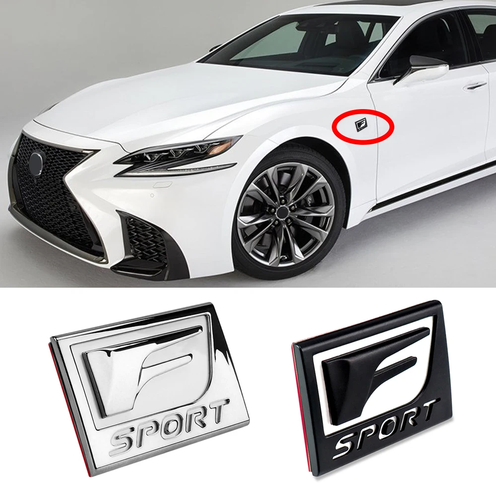 F шильдик Sport табличка для Lexus CT ES GS LS NX GX RX LX удобный LC RC LFA сбоку туловища Fender Декор