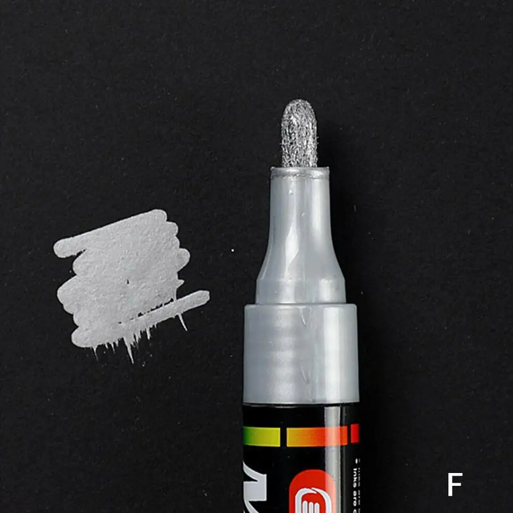 Permanent Tyre Paint Pen Car Motorcycle Bike Creative Marker Colourful Waterproof Oil Pen Rubber/Metal/Glass/Wood Tyre Paint