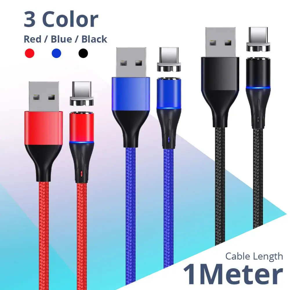 Магнитный кабель anmon Type C кабели Micro USB для Android быстрое зарядное устройство