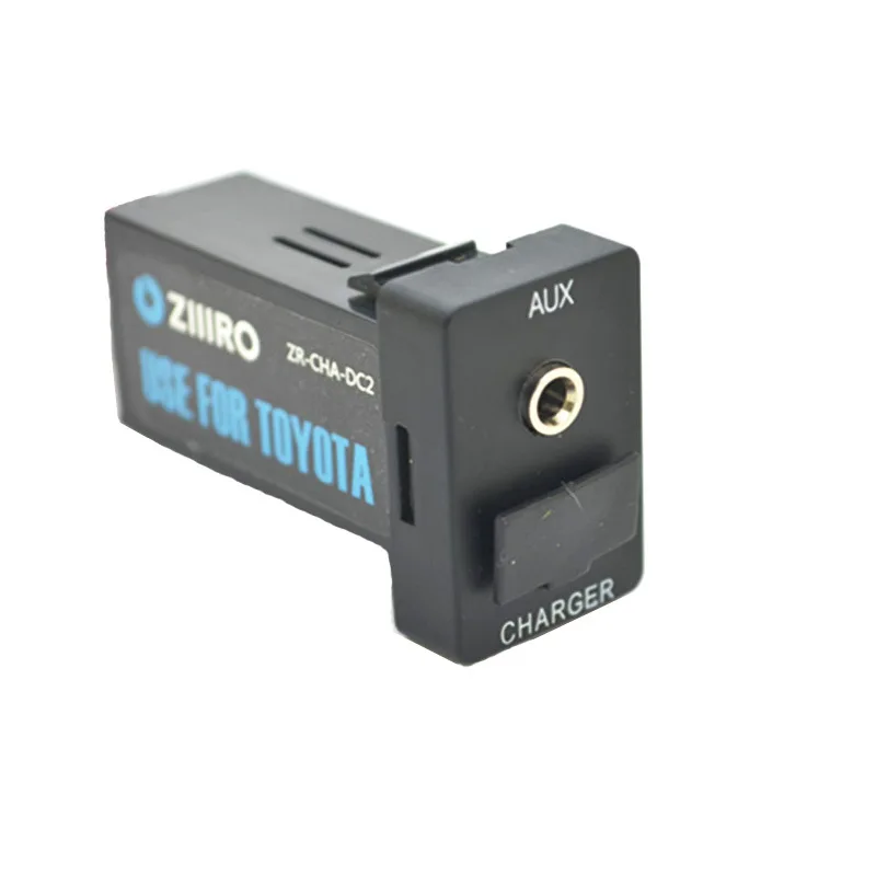 Автомобильный интерфейс USB зарядное устройство разъем адаптер и Aux аудио вход для