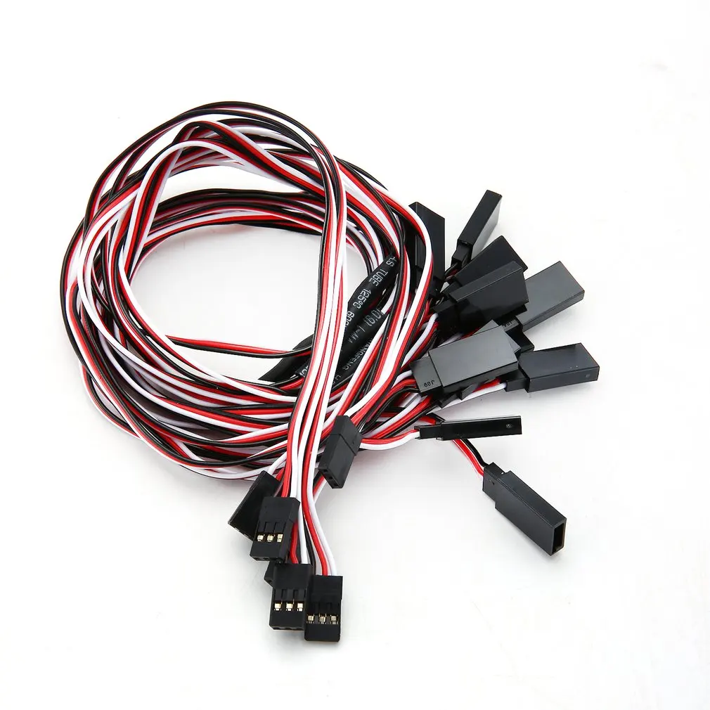 6 шт Тип Y Модель аксессуары 100/150/200/300/500 мм Fpv Servo удлинитель Кабель дистанционный