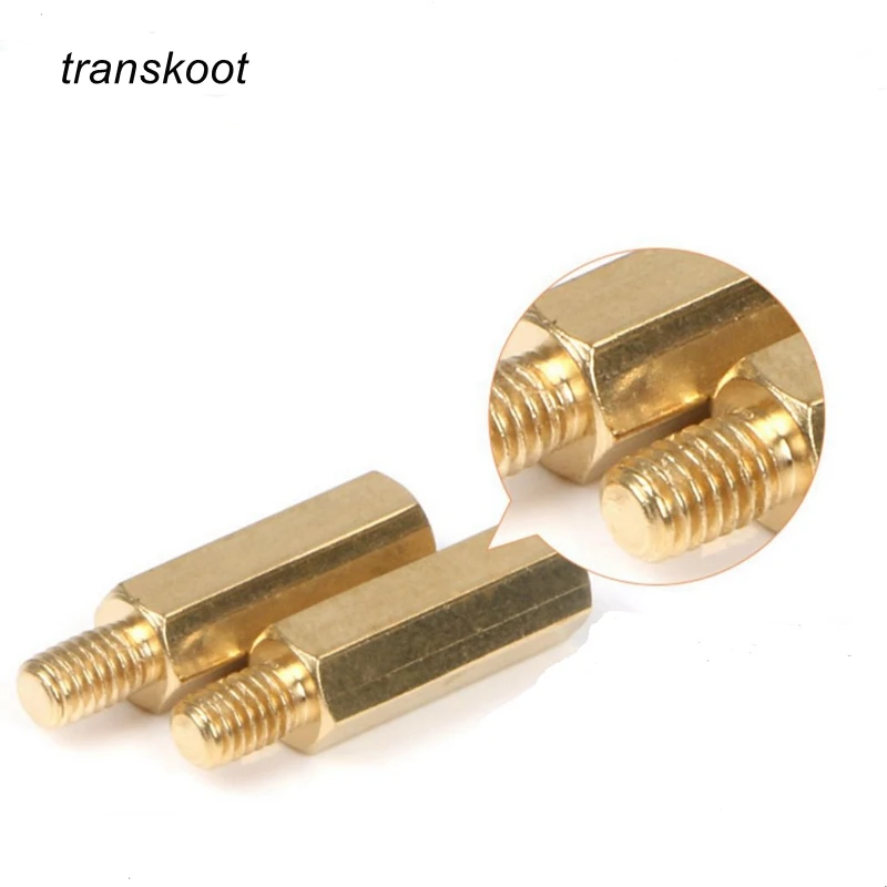 M2 медные латунные столбы Проставка печатная плата гайка винты шестигранная