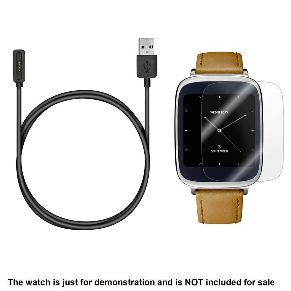 USB кабель для зарядки зарядное устройство + Защитная пленка экрана ASUS ZenWatch 2 1 63