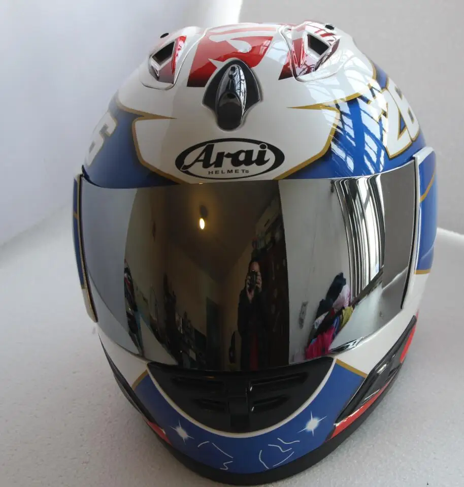 Arai Rx-7x Le шлем мотоциклетный шлем Rx-7 Eu/Corsair-x Us Iom Tt Полнолицевой мотоциклетный шлем - Цвет: Синий