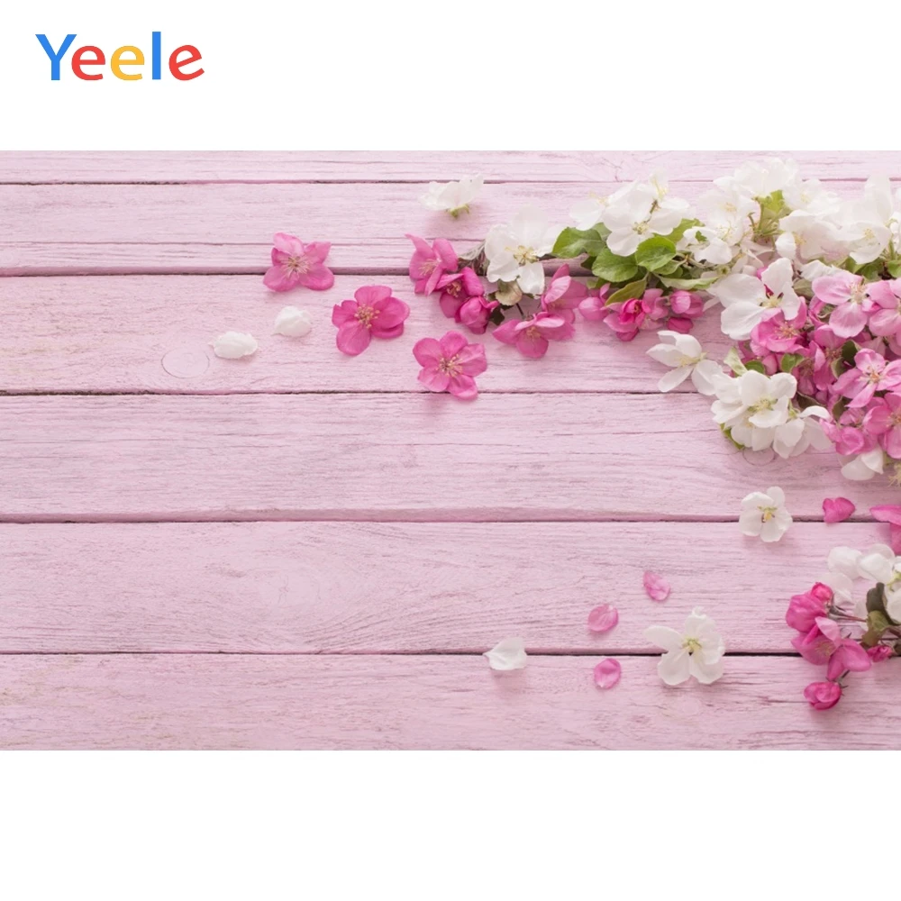 Yeele деревянная доска розовый цветок фоны детская еда торт фон для фотосъемки