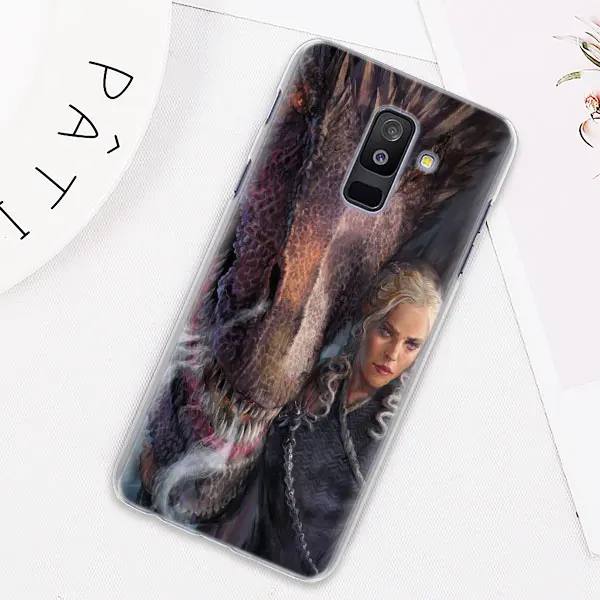 14 Чехол для телефона с изображением игры трона для samsung Galaxy J4 J6 Plus J3 J7 J8 C2 Core J5 J7 Prime, Жесткий Чехол из поликарбоната - Цвет: 14