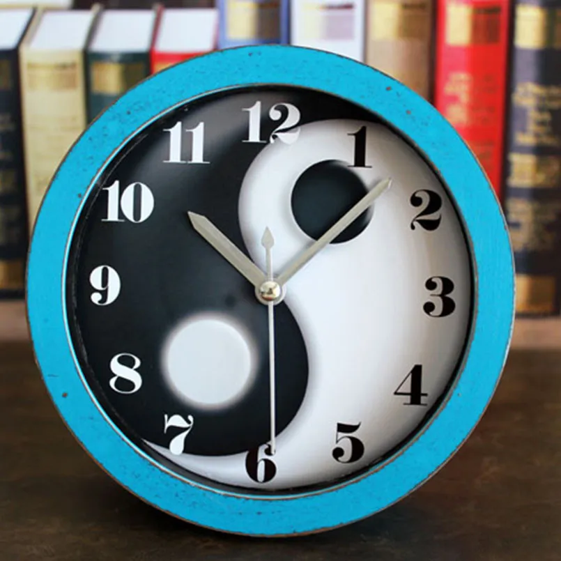 Новинка настольные часы 3D Деревянный Кварцевый Будильник для дома современный - Фото №1