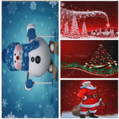 Рождественские украшения для дома Рождественский коврик с изображением дерева