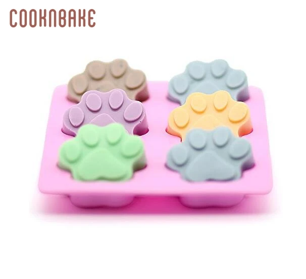 Силиконовая форма для рукоделия кошачья лапа сделай сам кухонная посуда выпечки