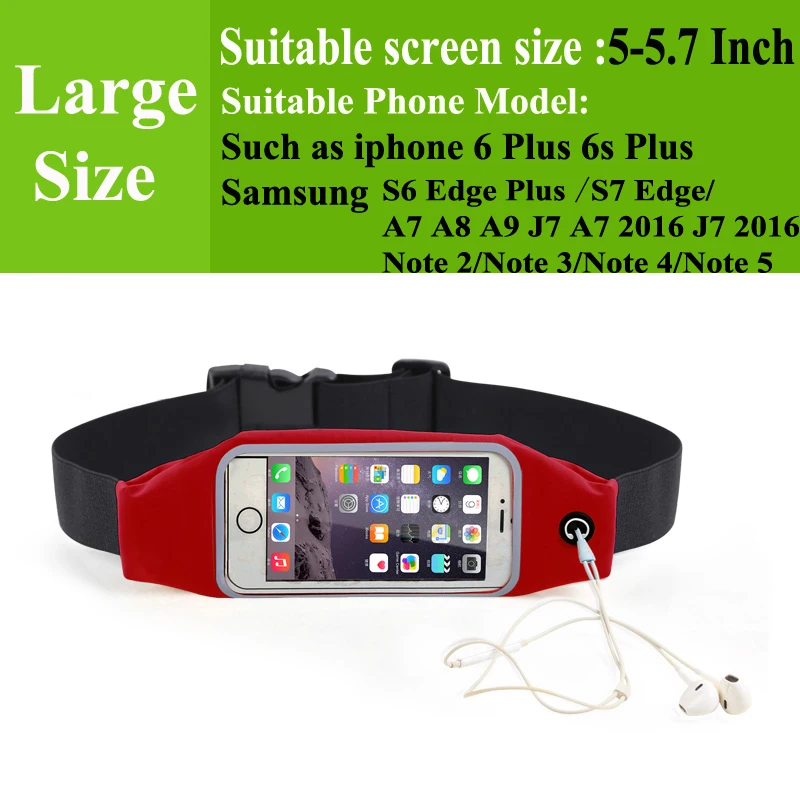 Универсальный Водонепроницаемый Спорт ТРЕНАЖЕРНЫЙ ЗАЛ Талии Мешок Телефон