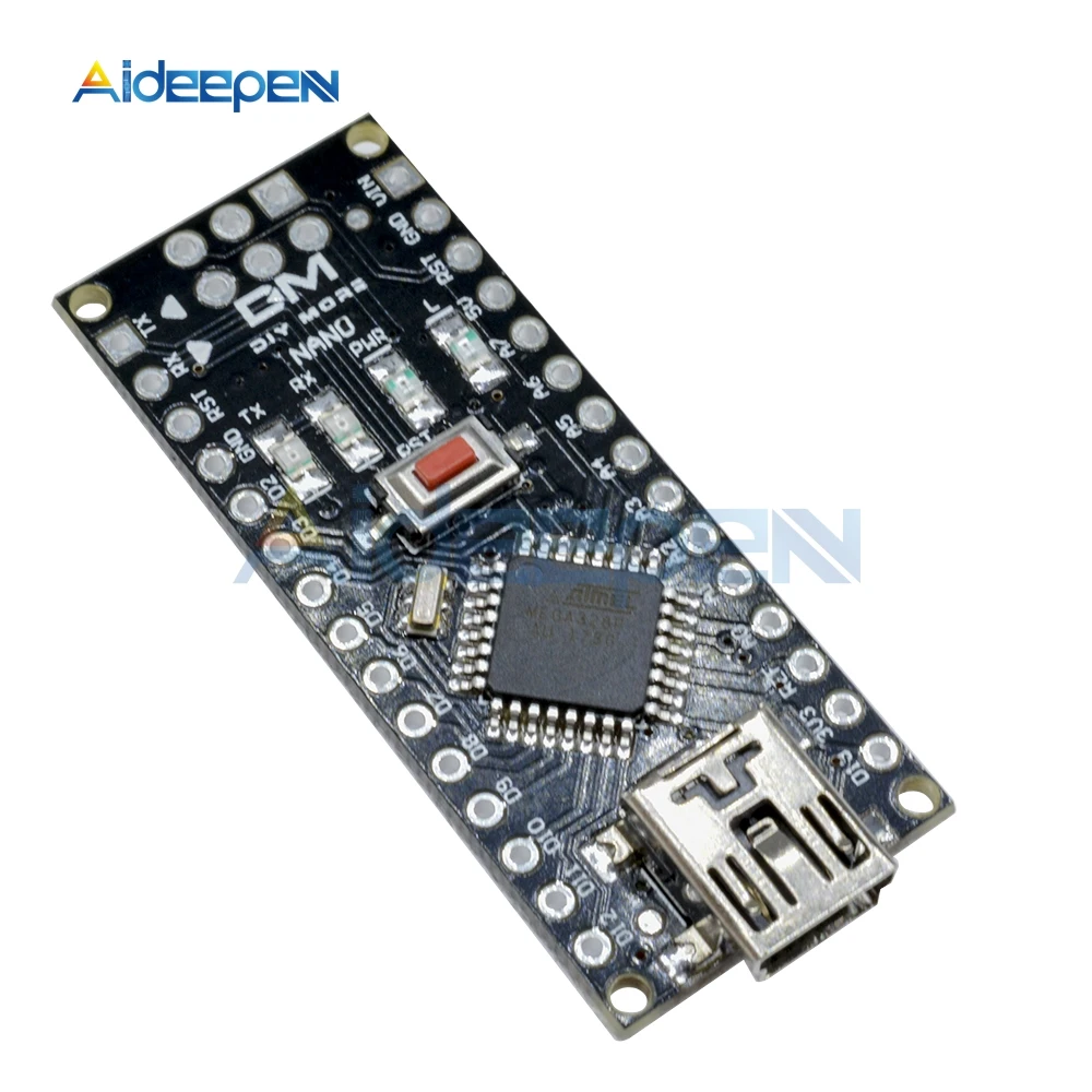Мини USB PL2303TA Nano 4 0 3 ATmega328P плата контроллера для Arduino 5 в 16 м драйвер Win7/10/XP Замена