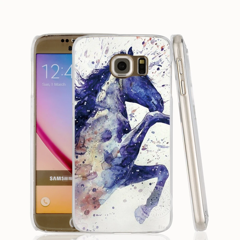 HAMEINUO красивый чехол для мобильного телефона с лошадью для samsung Galaxy S7 edge PLUS S8 S6 S5 S4 S3 MINI