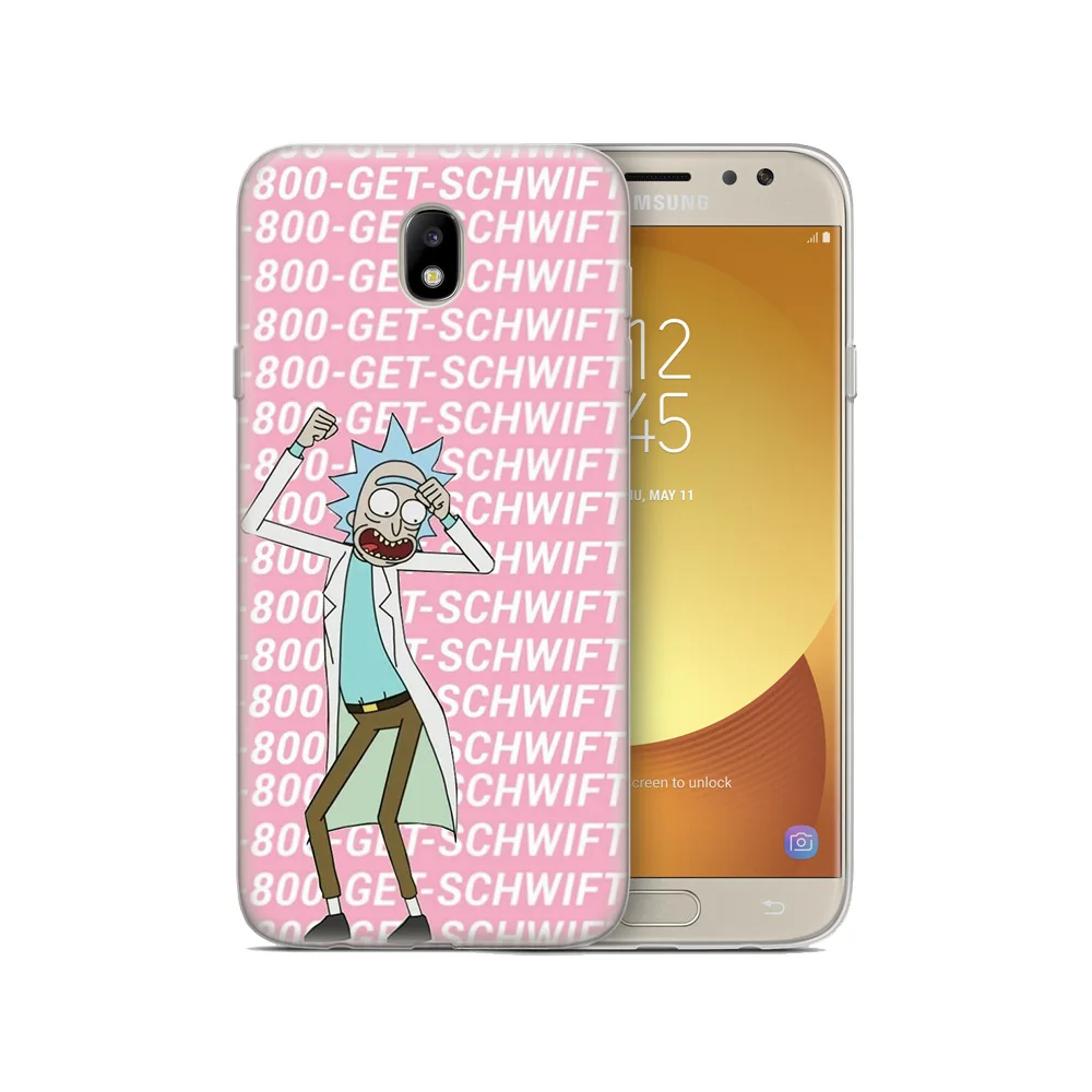 Рик и Морти Мягкий силиконовый чехол для Samsung Galaxy J2 Pro J3 J4 J5 J6 J7 J8 2016 2017 2018 премьер-ЕС