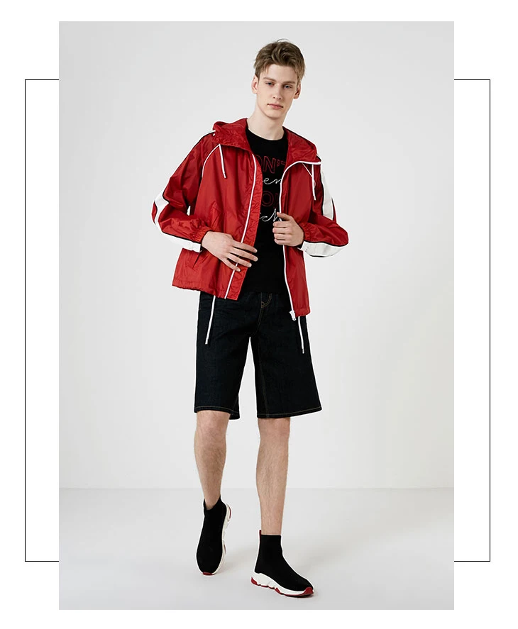 Выбранные Для мужчин летняя детская одежда с высоким содержанием хлопка свободный прямой покрой Джинсовые шорты S | 4192S3505