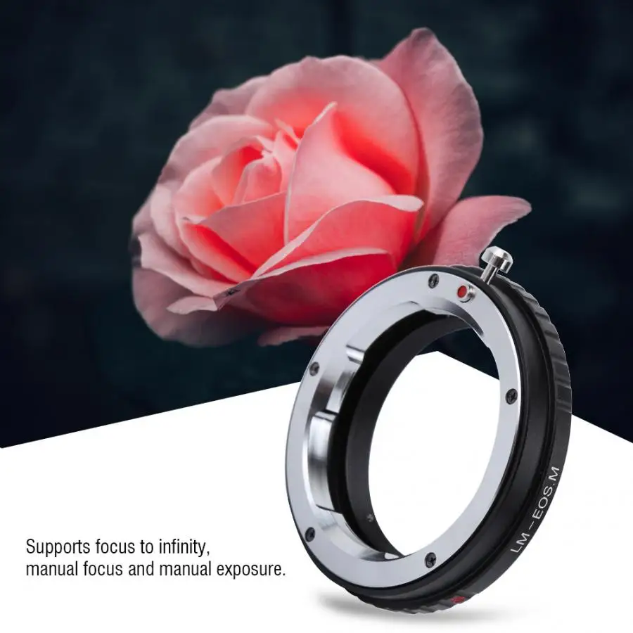 LM-EOSM адаптер объектива кольцевой конвертер для объектива Leica LM для Canon EOS беззеркальный держатель объектива камеры адаптер объектива