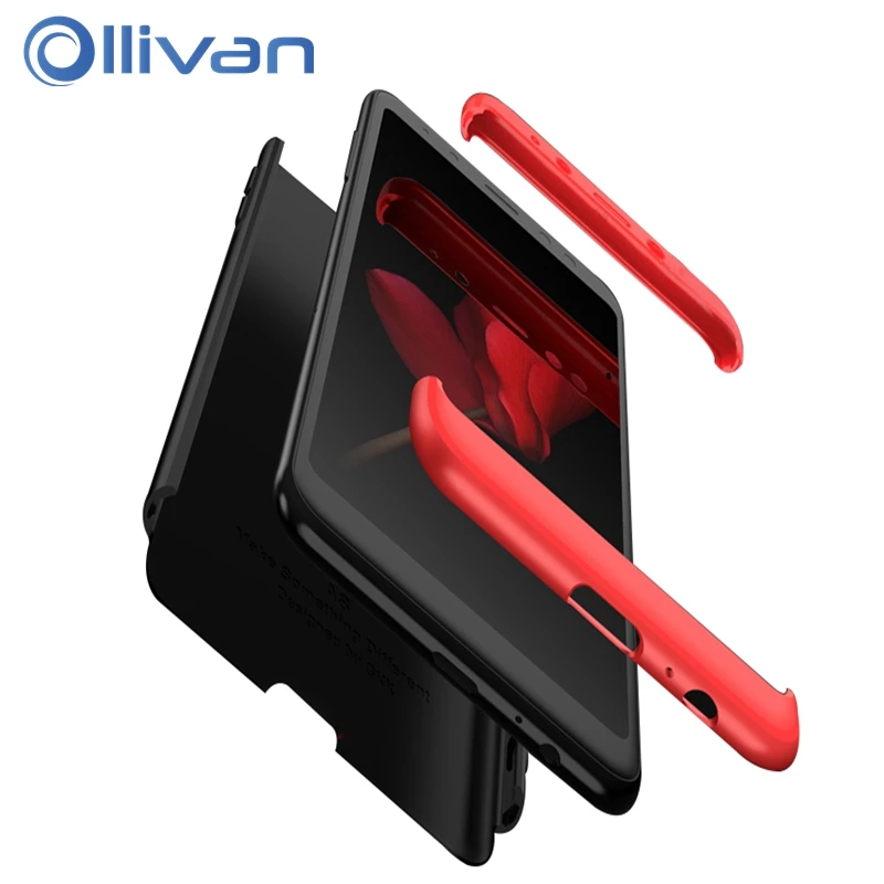OLLIVAN 360 Phone Case For Xiaomi POCOPHONE F1 Redmi 5 Plus 6 Pro 6A Hard PC bumper Coque Xiomi Protection Shell |