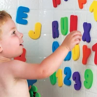 36pcs eva baby bath toys alphanumeric letter puzzle bath toys water bathing toy for children early educational fun learning toys