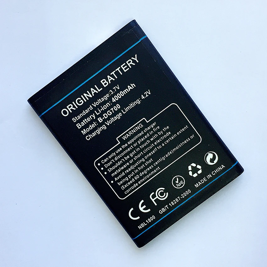 Новый B DG700 батареи Для Doogee TITANS2 4000mAh Мобильный телефон Замена высокое качество
