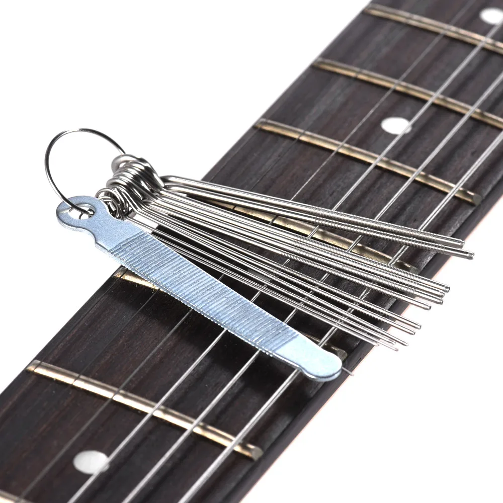 Набор инструментов Luthiers для гитары комплект из 13 круглых пилок игл 1 плоского