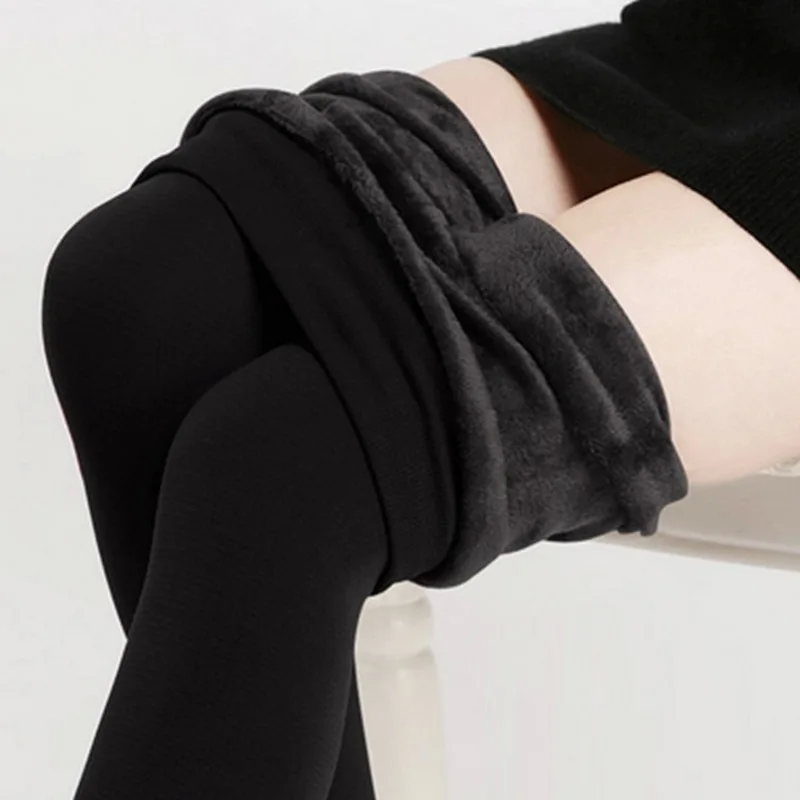 Женские леггинсы теплые зимние штаны утолщенные длинные Стрейчевые женские