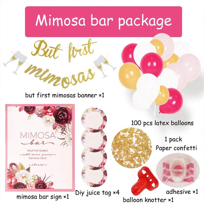 Баннер Mimosa для девичника и невесты украшение вечеринки декорация Свадебный арки