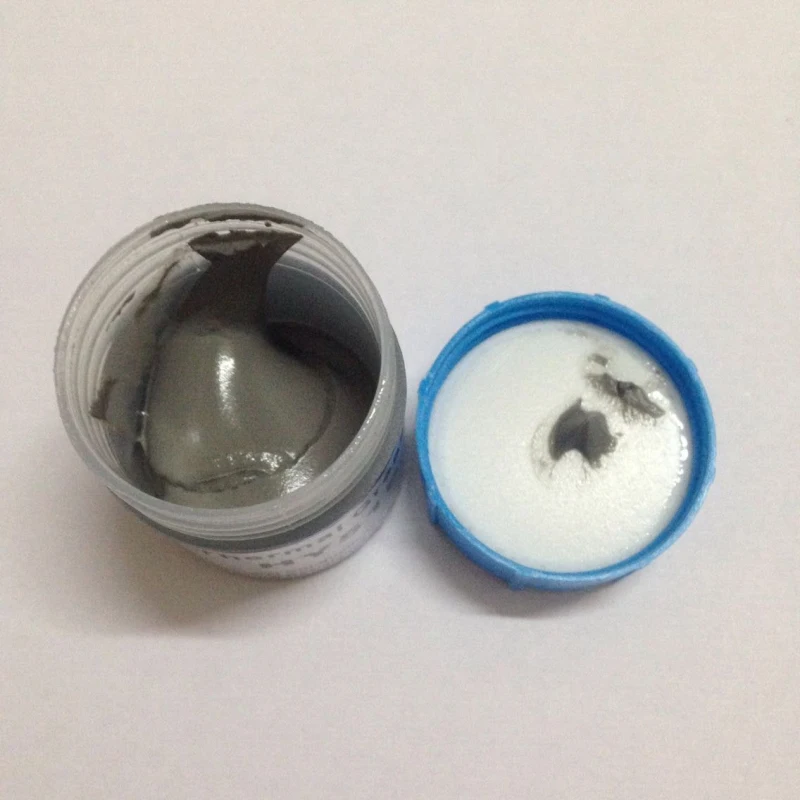 Серая композитная термопроводящая смазка 30 г охлаждающий кулер силиконовая для