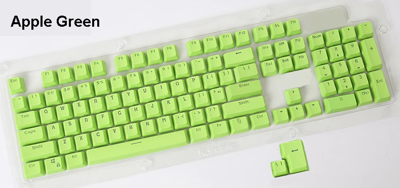 PBT OEM 104 ключа ANSI верхнее покрытие с блестящим принтом двойные колпачки