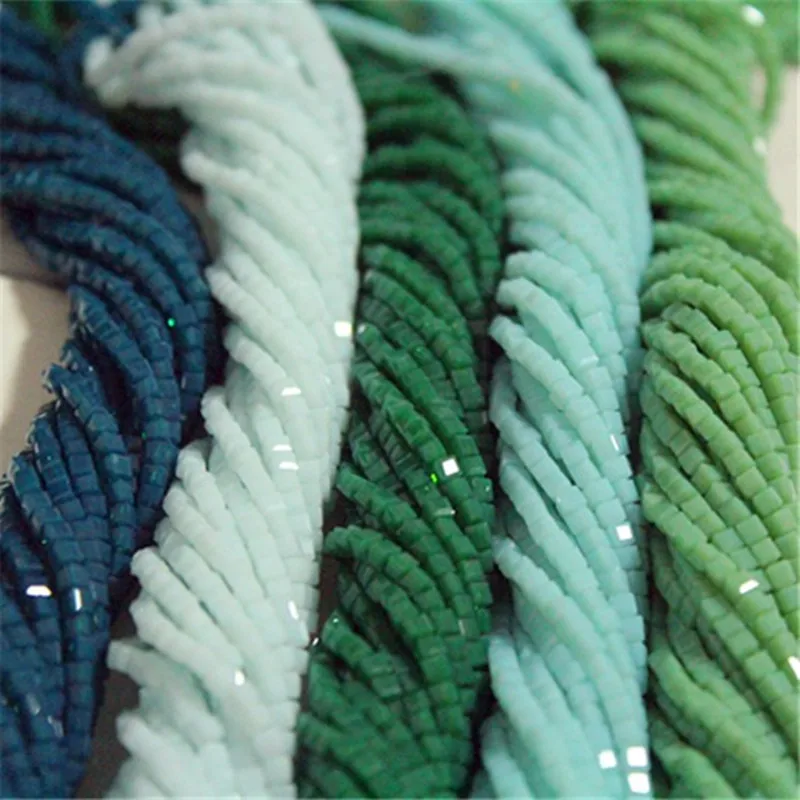 Бисер 2 мм квадратные Стразы высокое качество зеленый с австрийскими кристаллами