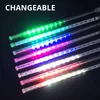 multicolor Праздник Водонепроницаемый 30/50 см светодиодный Метеоритный светильник шнура для сада ко Дню Святого Валентина Свадебные украшения светодиодный строка светильник s - Испускаемый цвет: multicolor