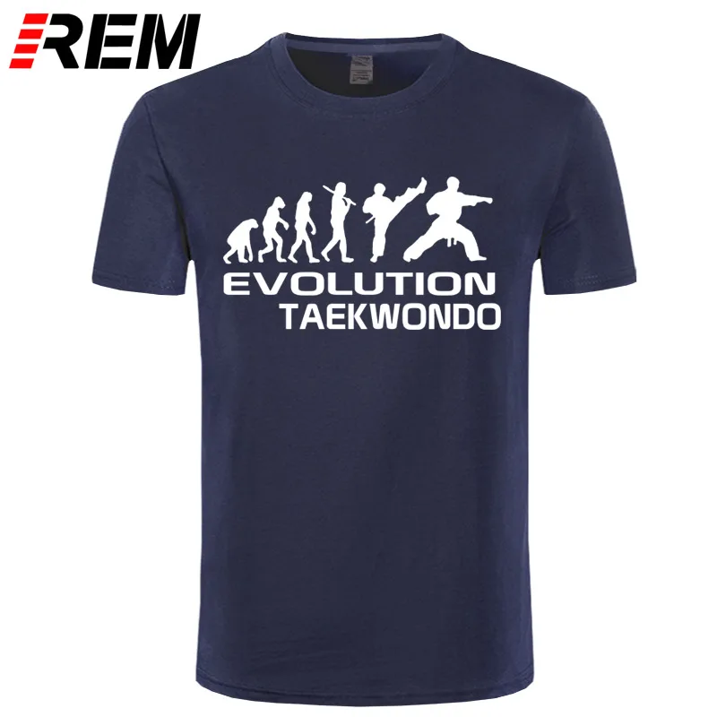 Футболки REM на заказ дешевый Топ эволюция тхэквондо смешная Женская-Xx футболка с