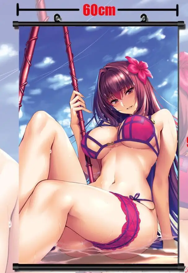 Аниме Fate Grand Order Scathach сексуальный домашний Декор постер настенный