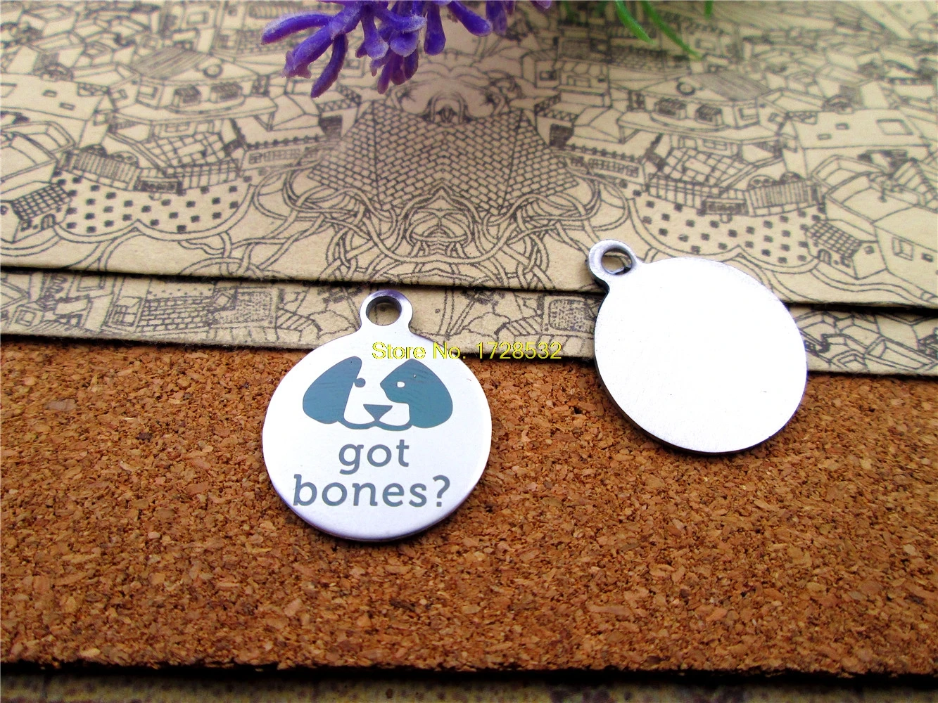 Подвески из нержавеющей стали 20 шт. немецкое ограждение/золотистые