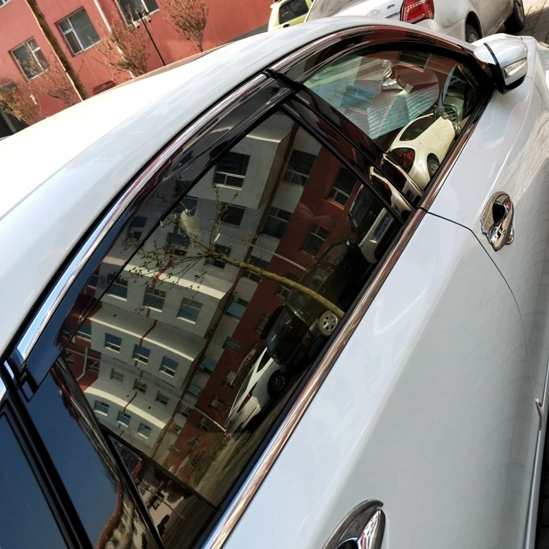 Для Nissan Altima Пластик черное окно козырек Vent Оттенки Защита от солнца дождь дефлектор гвардии авто аксессуары 4 шт./компл