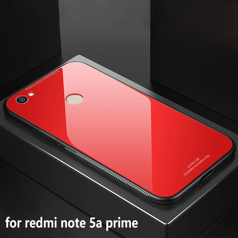 YUETUO закаленное стекло на заднюю крышку телефона etui чехол для xiaomi redmi note 5a prime pro note5a