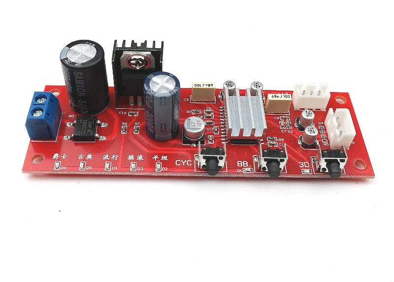 DJ эквалайзер Tone Board с усилением басов и 3D эффектами. Плата усилителя