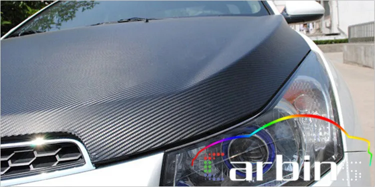 0.5*3 meters Big sale! 3D/4D carbon fiber black vinyl car wrap decal roll for cars laptop mobile phone furniture stickers | Автомобили и