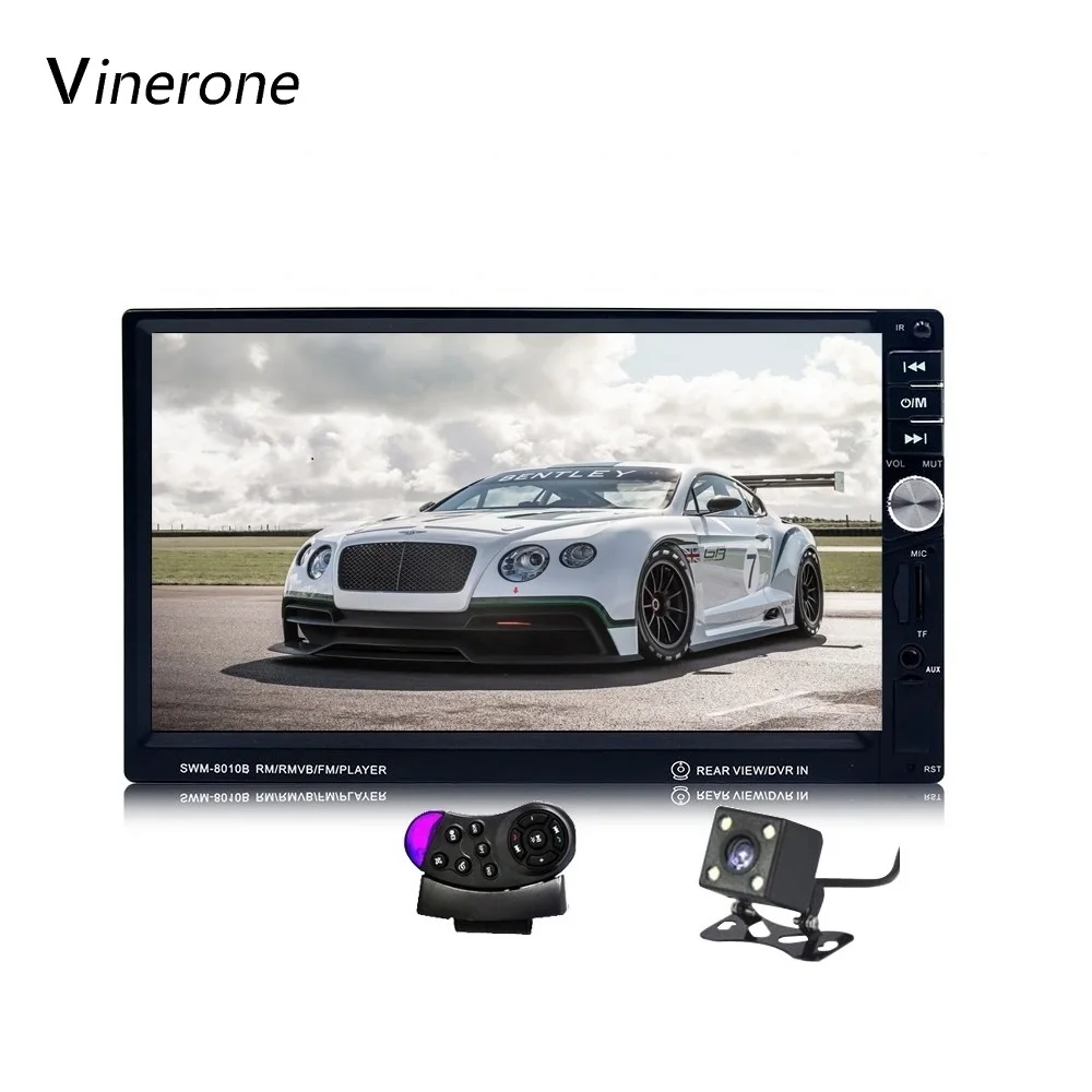 Автомагнитола 7 дюймовый сенсорный экран 2 Din 2din стерео MP3 плеер bluetooth USB SD камера