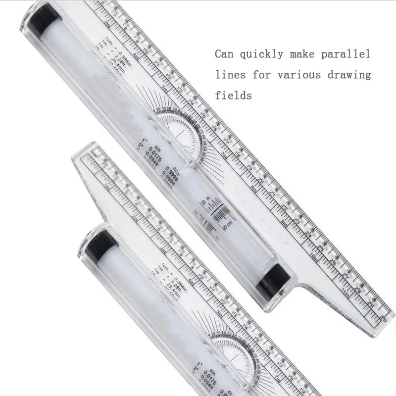 30 см дизайн угол параллельная линейка рулонная Многофункциональный чертеж
