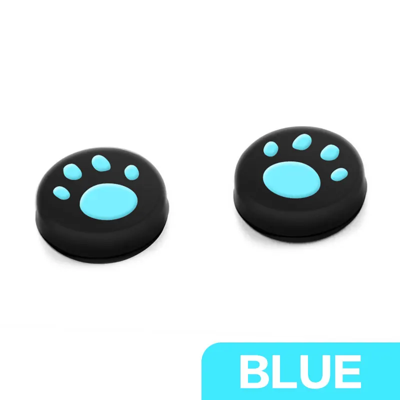 2ps Blue Силиконовый кнопочный колпачок для джойстика, чехол для Kind Switch SONY PS4, контроллер XBOXONE, wii, джойстик, аксессуары для консоли - Цвет: 2ps Blue