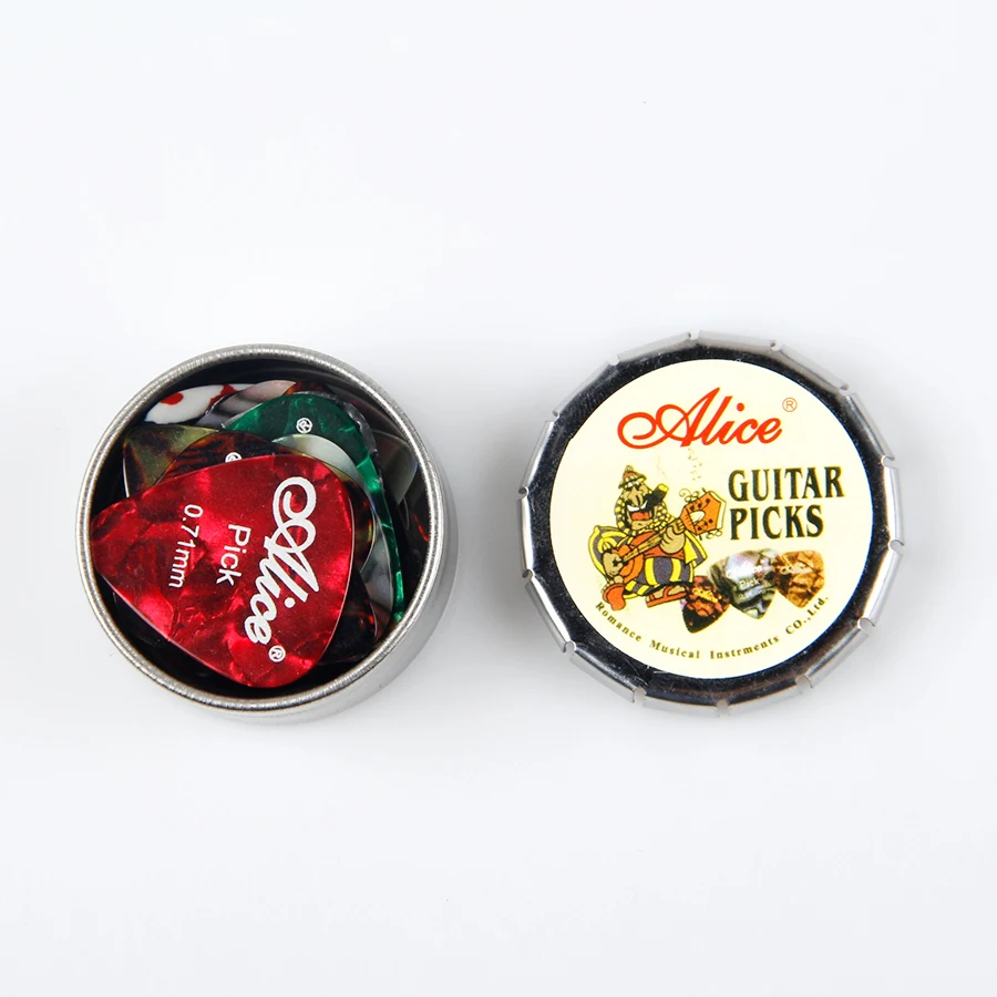 Медиаторы для гитары Alice 12 штук в штучной упаковке цветные медиаторы аксессуары