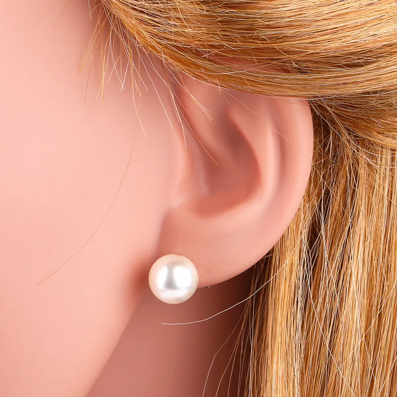 Женские серьги-гвоздики в стиле панк с золотыми стразами и кристаллами набор