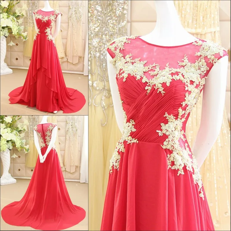 2020 Новый дизайн Элегантные трапециевидные длинные красные вечерние платья