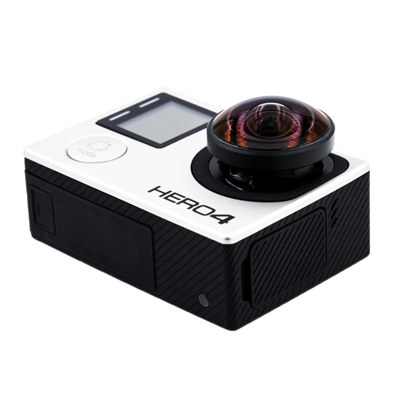 GoPro Hero 4 Black with Custom 220 Degree Wide Angle 1.21mm Fisheye Lens 16MP 360 VR Replaceable High Grade | Электроника